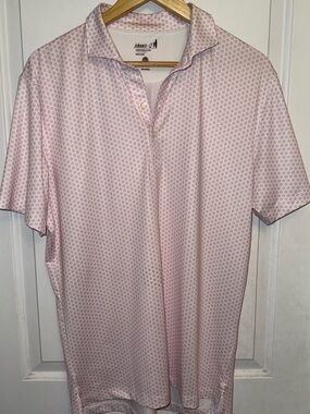 johnnie-O PREP-FORMANCE Trident Tile Print Polo Shirt